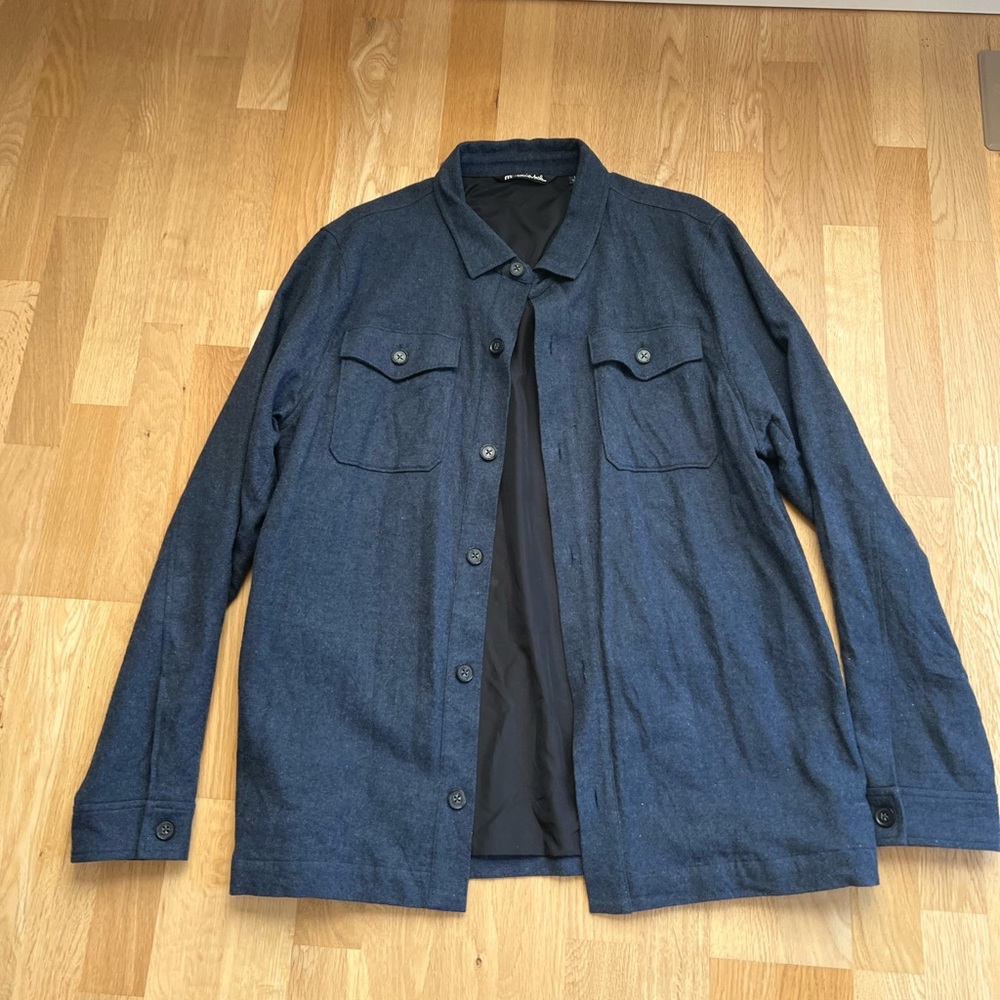 Travis Mathew Blue Shirt Jacket - Size Large *Great Condition*